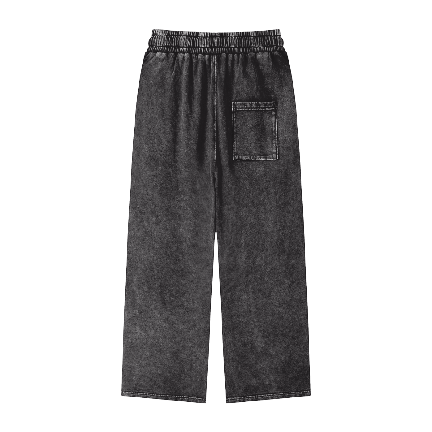 Acid Wash Straight Leg Pants 