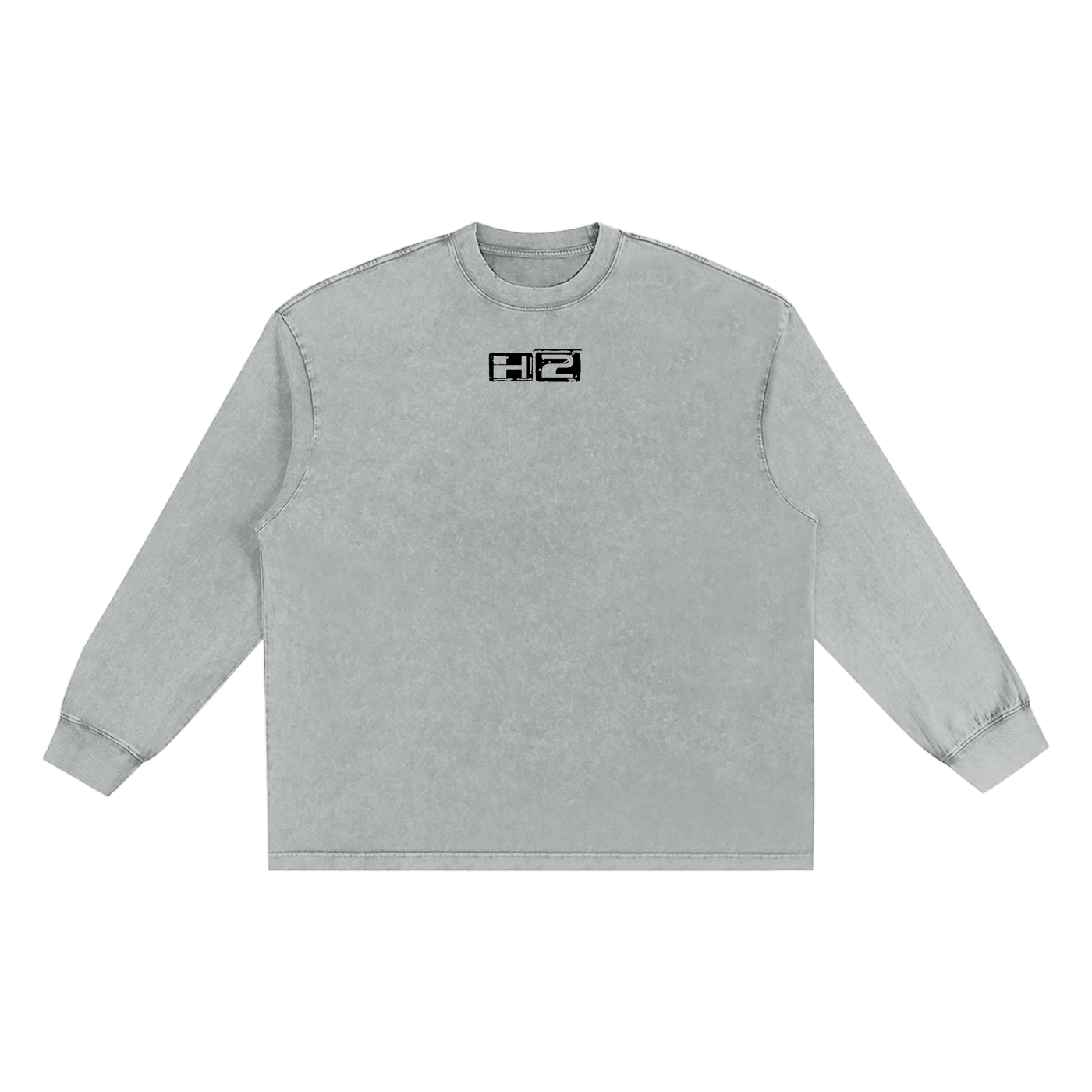 Washed Oversized Long Sleeve T-shirt