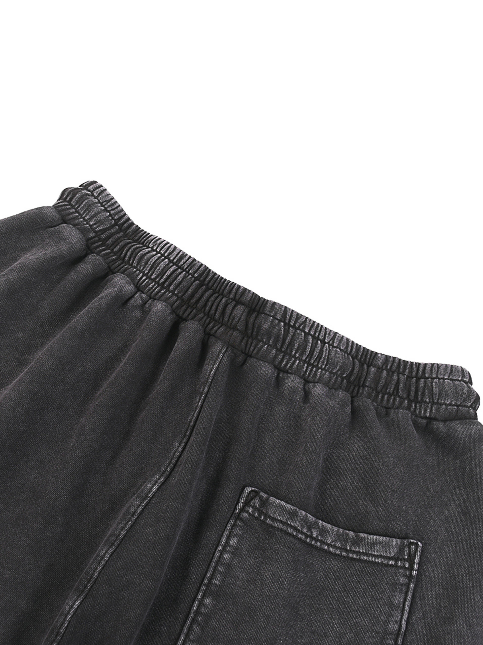 Acid Wash Straight Leg Pants 